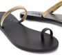 Ancient Greek Sandals Konaki chain-embellished sandals Black - Thumbnail 2