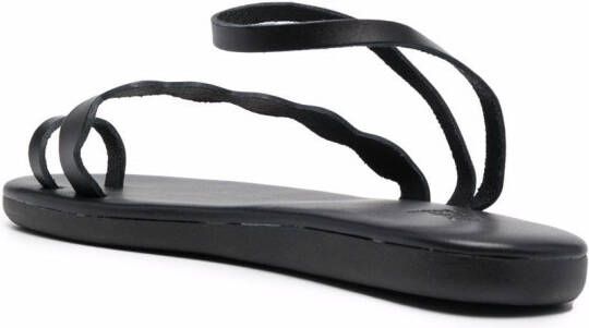 Ancient Greek Sandals Koralia leather sandals Black