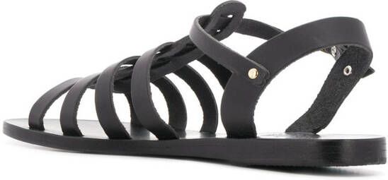 Ancient Greek Sandals Korinna sandals Black