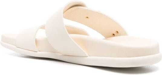 Ancient Greek Sandals Latria buckle-fastened sandals White