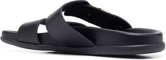 Ancient Greek Sandals Latria double-strap sandals Black