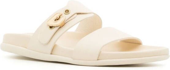 Ancient Greek Sandals Latria double-strap sandals White