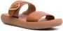 Ancient Greek Sandals leather slip-on sandals Brown - Thumbnail 2