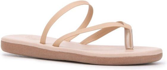 Ancient Greek Sandals leather thong flip flops Neutrals