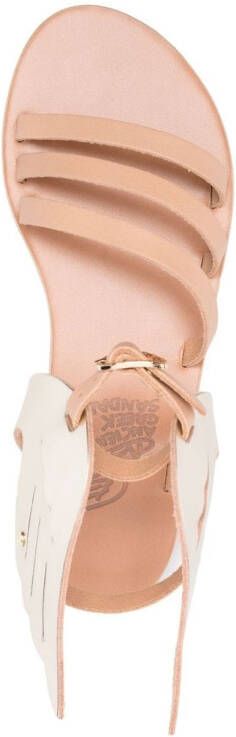 Ancient Greek Sandals leather wing-design sandals Neutrals