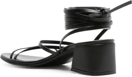 Ancient Greek Sandals Lithi 50mm sandals Black