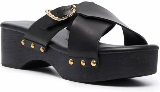 Ancient Greek Sandals Marilia clog sandals Black