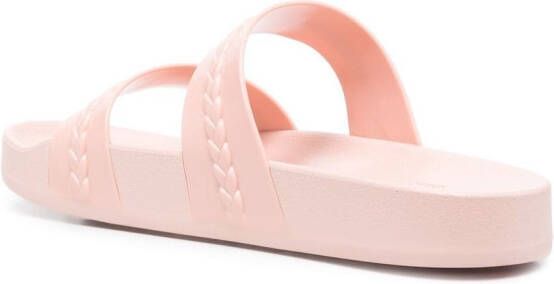 Ancient Greek Sandals Meli double-strap slides Pink