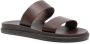 Ancient Greek Sandals Nicos leather slides Brown - Thumbnail 2