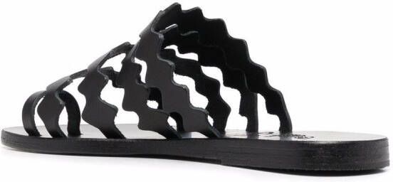 Ancient Greek Sandals Niki Onda leather sandals Black