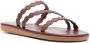 Ancient Greek Sandals Oceanis strap sandals Brown - Thumbnail 2