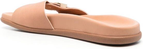 Ancient Greek Sandals Odi buckle-fastened slides Neutrals