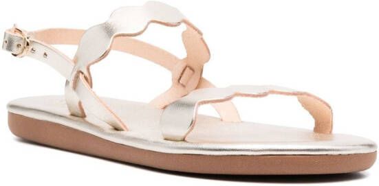 Ancient Greek Sandals open-toe slingback sandals Gold