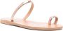 Ancient Greek Sandals Ophion flat leather sandals Pink - Thumbnail 2