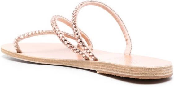 Ancient Greek Sandals Polytimi crystal-embellished sandals Pink