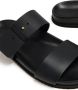 Ancient Greek Sandals round-toe leather sandals Black - Thumbnail 2