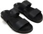 Ancient Greek Sandals round-toe leather sandals Black - Thumbnail 4