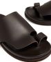 Ancient Greek Sandals round-toe leather sandals Brown - Thumbnail 2