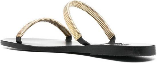 Ancient Greek Sandals Saita flar sandals Gold