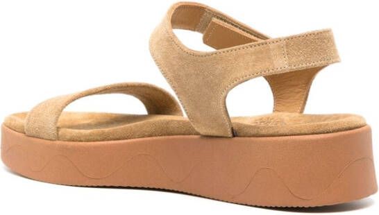 Ancient Greek Sandals Salamina suede sandals Neutrals