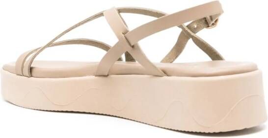 Ancient Greek Sandals Silia platform sandals Neutrals