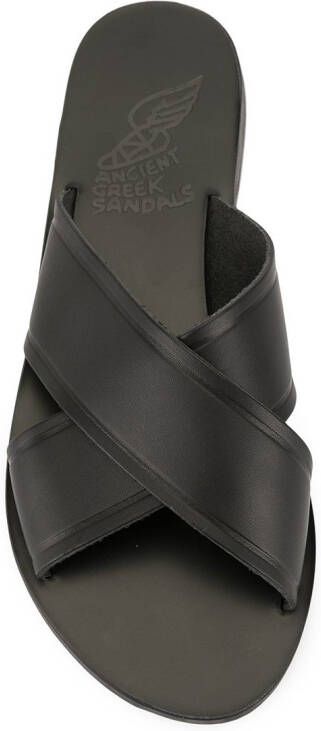 Ancient Greek Sandals Thais crossover sandals Black