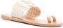 Ancient Greek Sandals Thalia woven leather sandals White - Thumbnail 2