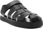Ancient Greek Sandals Tilemachos leather sandals Black - Thumbnail 1