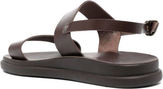 Ancient Greek Sandals Timon leather greek sandals Brown