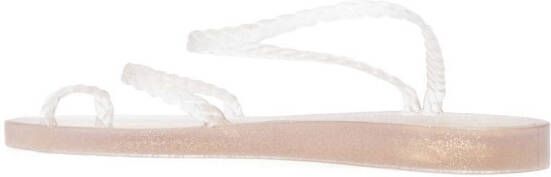 Ancient Greek Sandals toe-strap sandals White