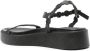 Ancient Greek Sandals Toxo 40mm leather sandals Black - Thumbnail 3
