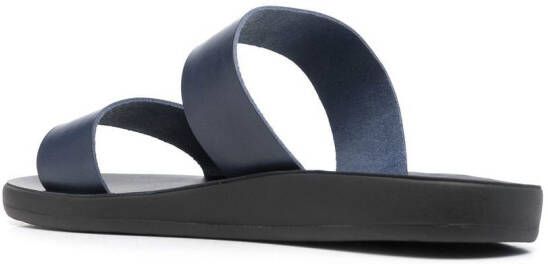 Ancient Greek Sandals Ulysses Comfort leather sandals Blue