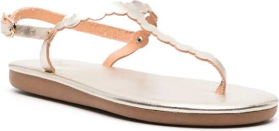 Ancient Greek Sandals Velos leather sandals Gold
