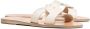 Ancient Greek Sandals white Desmos double strap leather sandals - Thumbnail 3