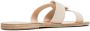 Ancient Greek Sandals white Desmos double strap leather sandals - Thumbnail 4