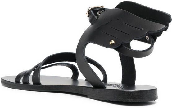 Ancient Greek Sandals wing open-toe sandals Black