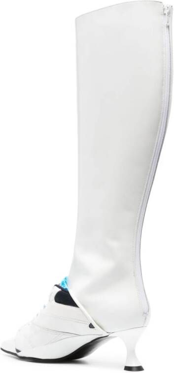 Ancuta Sarca Furiosa 60mm leather boots White