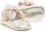 ANDANINES bow-detail leather ballerina shoes Gold - Thumbnail 2