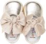 ANDANINES bow-detail leather ballerina shoes Gold - Thumbnail 3