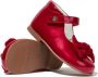 ANDANINES bow-detail leather ballerina shoes Red - Thumbnail 3