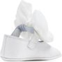 ANDANINES bow-detail leather ballerina shoes White - Thumbnail 3