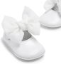 ANDANINES bow-detail leather ballerina shoes White - Thumbnail 5
