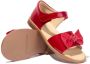 ANDANINES bow-detail leather sandals Red - Thumbnail 2