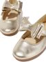 ANDANINES bow-detailing leather ballerina shoes Gold - Thumbnail 3
