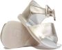 ANDANINES bow-embellished leather sandals Gold - Thumbnail 4