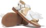 ANDANINES bow-embellished leather sandals White - Thumbnail 4
