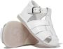 ANDANINES caged leather sandals White - Thumbnail 3