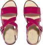 ANDANINES cross-straps leather sandals Pink - Thumbnail 3