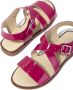 ANDANINES cross-straps leather sandals Pink - Thumbnail 4