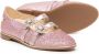 ANDANINES crystal-embellished glittery ballerina shoes Pink - Thumbnail 2